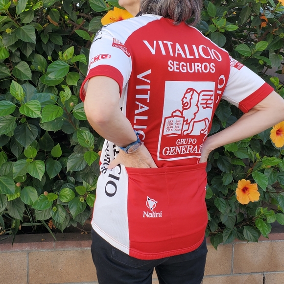 VITALICIO SEGUROS Bicycle Racing Team shirt sm/med cycle workout - Picture 2 of 8